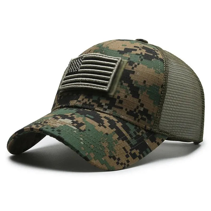 Unisex Breathable Mesh Embroidered Baseball Cap