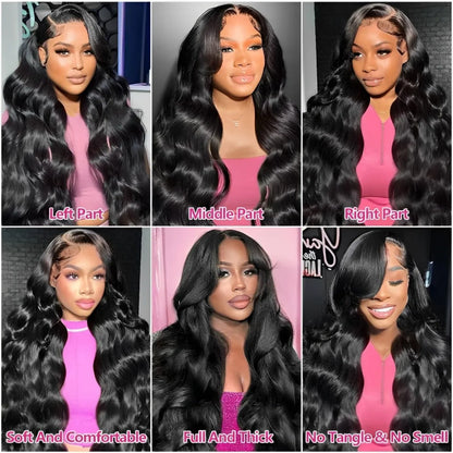 Body Wave 13x6 HD Lace Front Human Hair Wig 5x5 Closure Wig