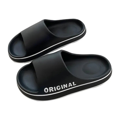 Feslishoet Unisex Thick Sole Anti Slip Slide Sandals