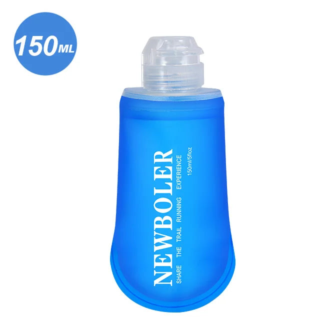NEWBOLER 150ml to 500ml Collapsible TPU Soft Flask Water Bottle