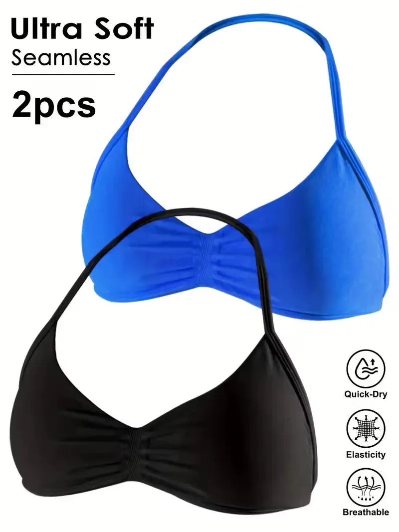 Women's High Support Lace Up Sports Bra