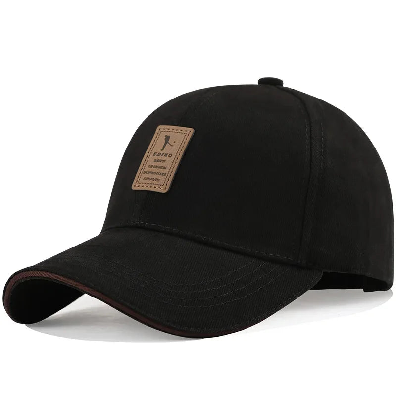 Classic Solid Color Baseball Cap for Men & Women