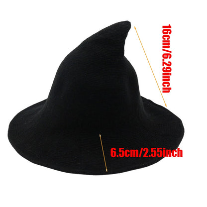 Vintage Women's Wool Witch Hat Halloween Costume