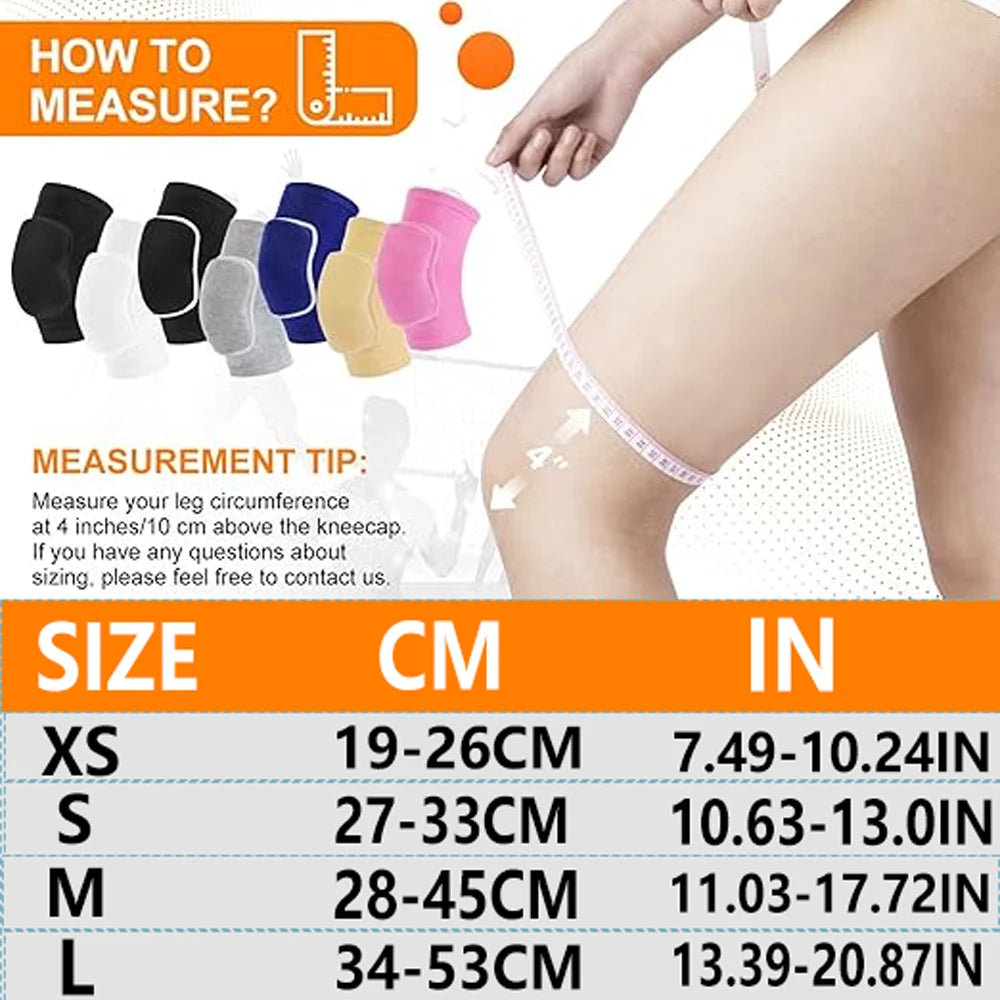 Soft Breathable Knee Pads for Volleyball Dance and Sports
