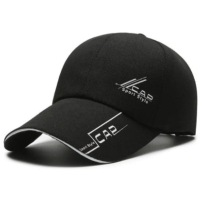 Unisex Long Brim Sun Protection Baseball Cap