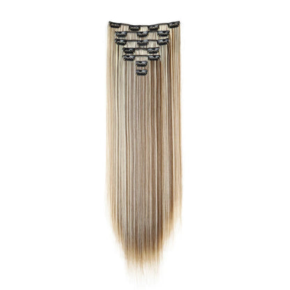 WIGSIN 24 Inch 7 Piece Straight Clip In Hair Extensions