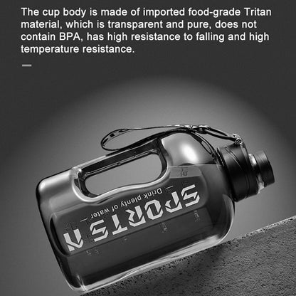 1.7L or 2.7L Insulated Leak Proof Water Bottle with Straw
