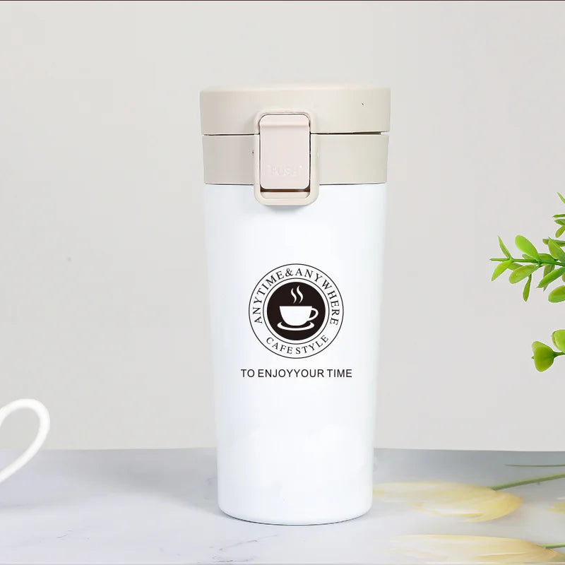 380ml or 510ml Stainless Steel Insulated Coffee Tumbler