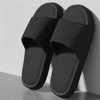 Unisex Soft EVA Summer Slippers Odor Resistant Non Slip Home & Bathroom Shoes