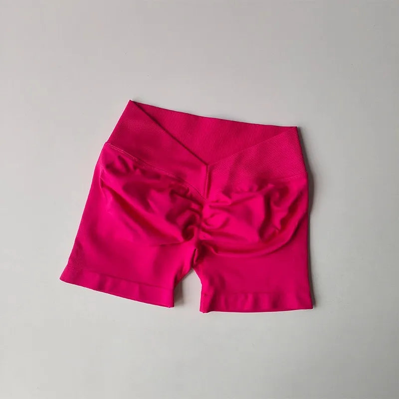 Women's High Waist V Shape Butt Lift Yoga Shorts