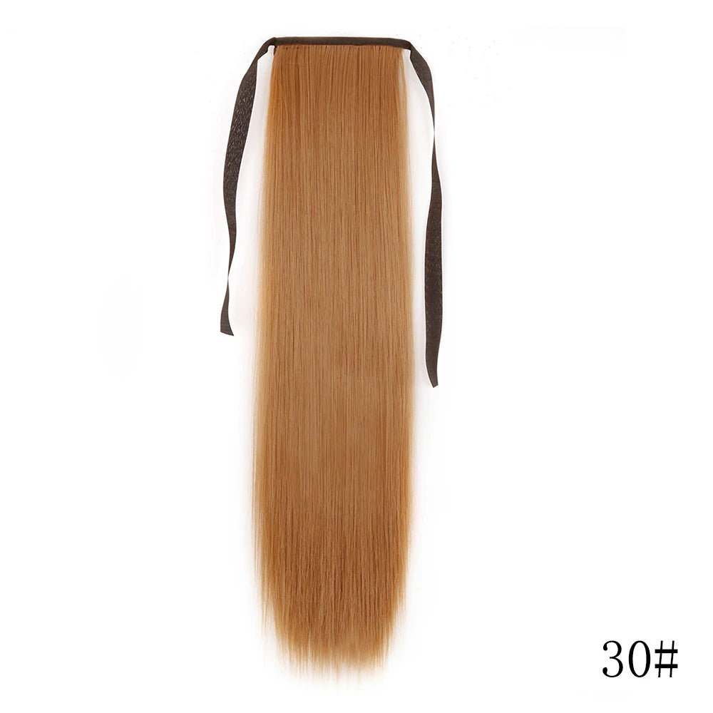 Long Straight Wrap Around Ponytail Hair Extension