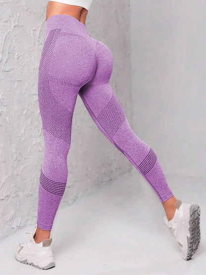 Women's Seamless Wide Waistband Sports Leggings