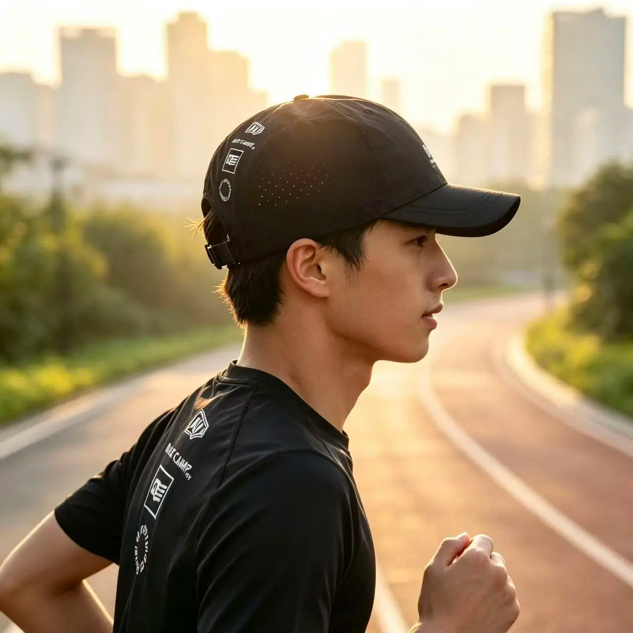 Unisex Quick Dry Mesh Short Brim UV Protection Baseball Cap