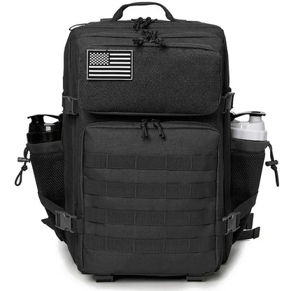 45L MOLLE Tactical Hiking Backpack with Bottle Holder