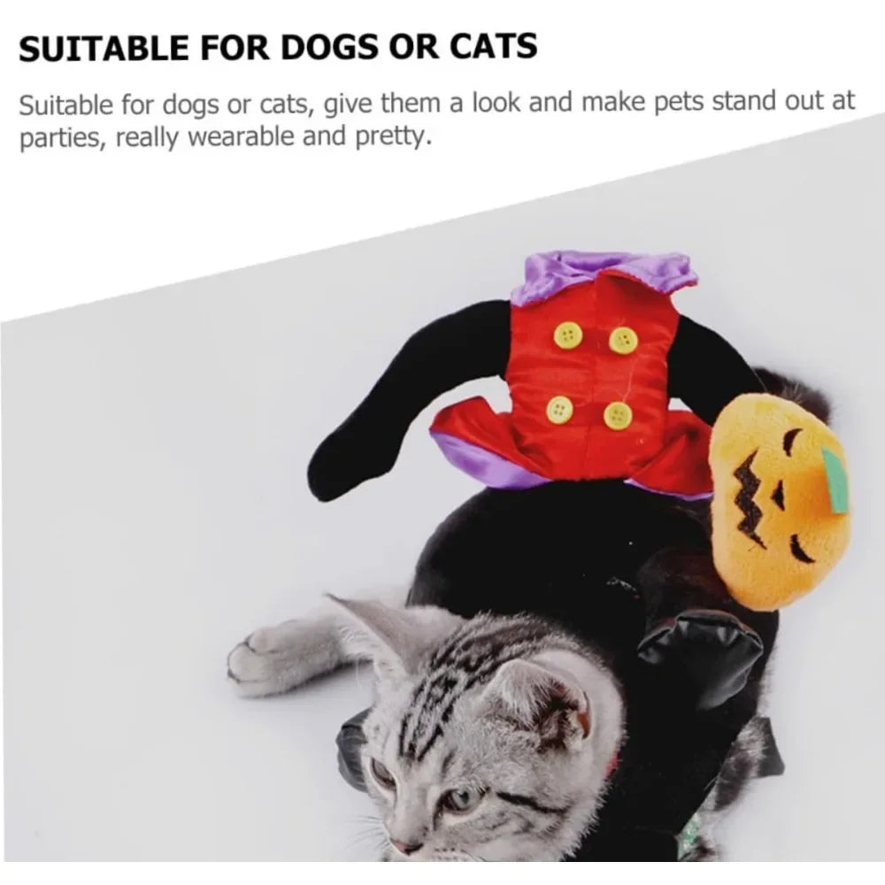 Halloween Horse Riding Santa Costume for Dogs & Cats Small to Large Pet Outfit