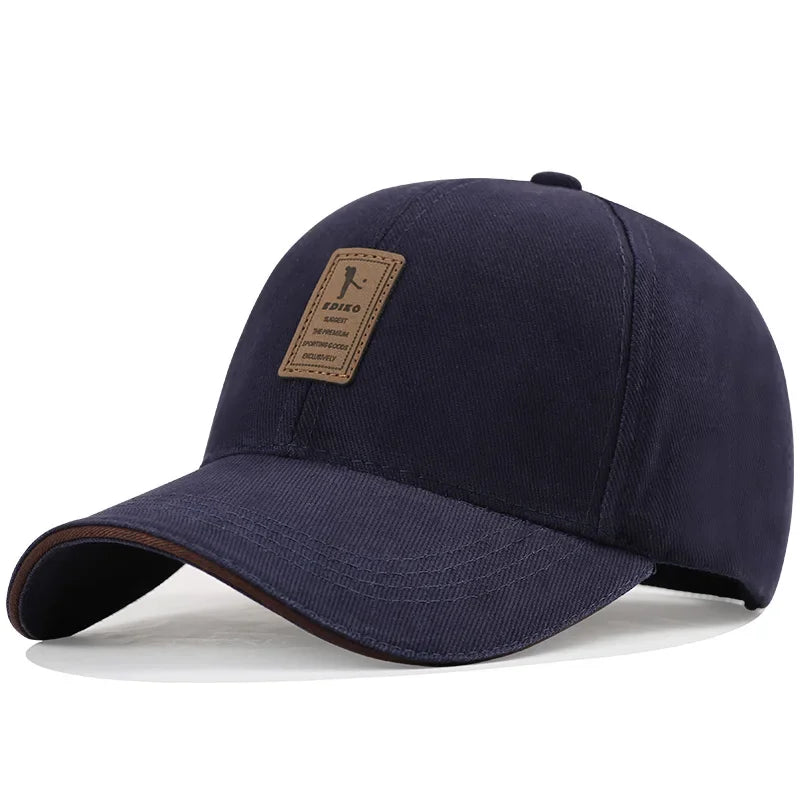 Classic Solid Color Baseball Cap for Men & Women