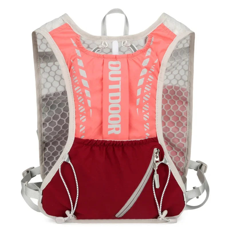 Reflective Running and Cycling Hydration Vest Backpack