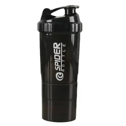 500ml 3 Layer Protein Shaker Bottle with Storage