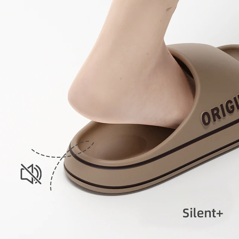 Feslishoet Unisex Thick Sole Anti Slip Slide Sandals