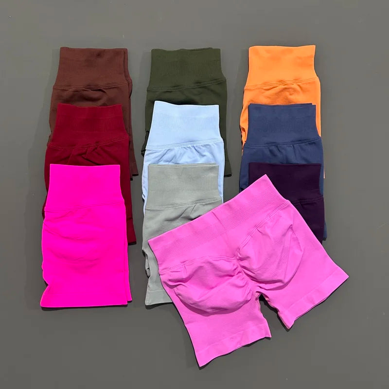 Women's Low Waist Scrunch Butt Biker Shorts