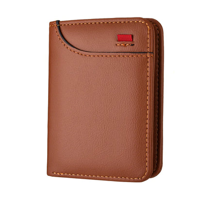 Men's Vertical Multi Card Mini Wallet