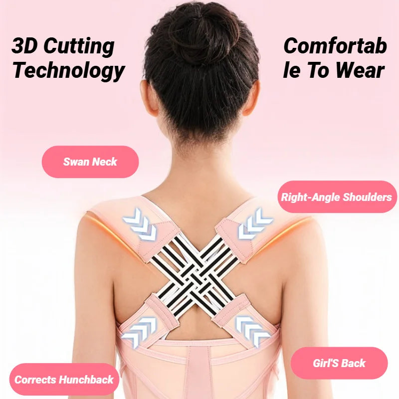 Adjustable Full Back Posture Corrector Support Brace