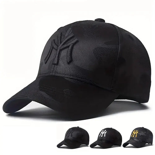 Adjustable Camouflage Letter Embroidered Baseball Cap