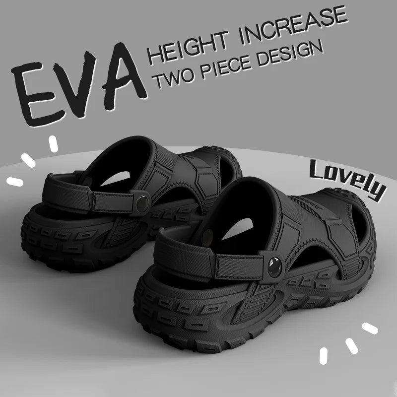 Men’s Summer Clog Sandals Breathable Non Slip Outdoor Shoes