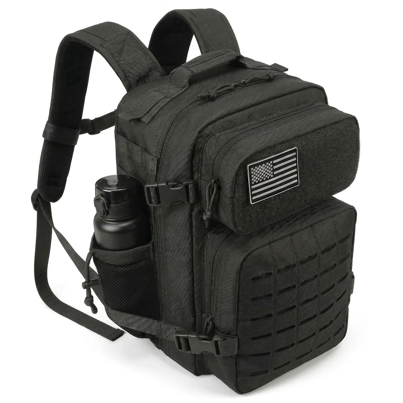 26L MOLLE Tactical Hiking Backpack with Dual Bottle Holders