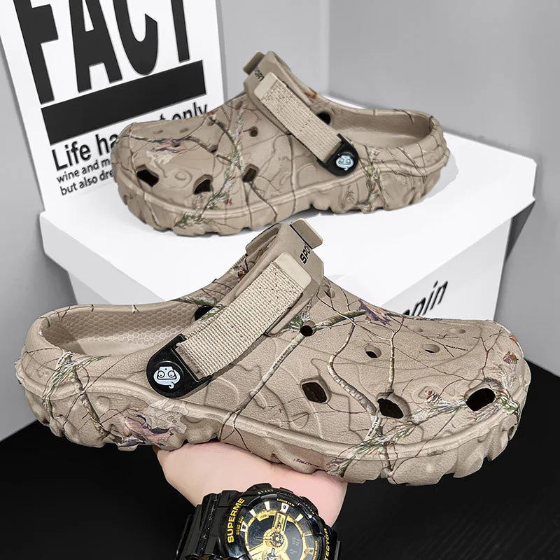 Men's Outdoor Platform Garden Clogs
