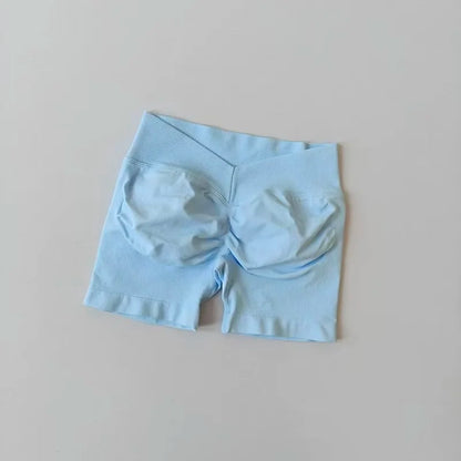 Women's High Waist V Shape Butt Lift Yoga Shorts
