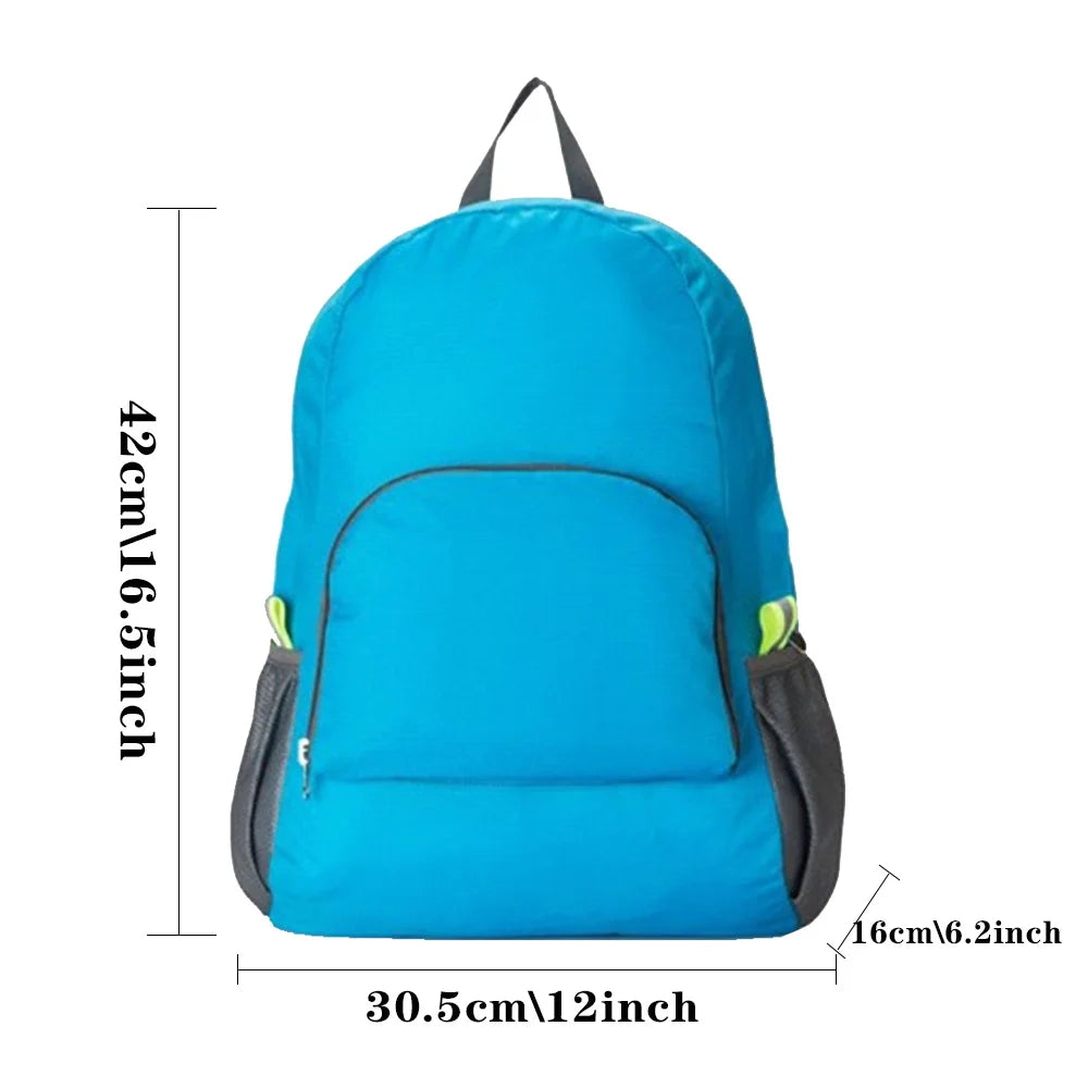 Unisex Lightweight Foldable Hiking Travel Backpack