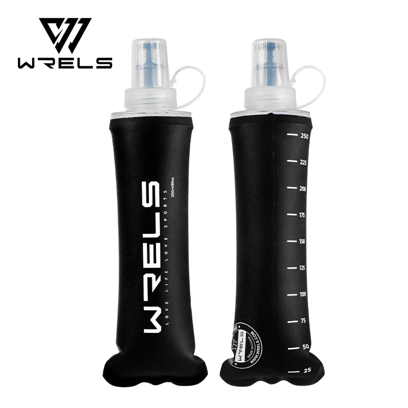 WRELS 500ml BPA Free Collapsible TPU Soft Flask Water Bottle