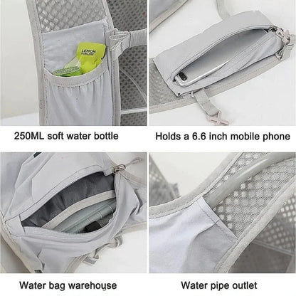 Lightweight Reflective Trail Running Hydration Vest Backpack