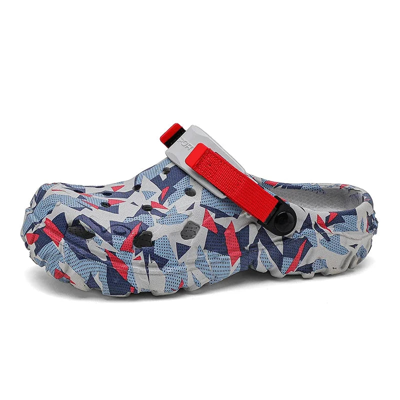 Men’s Camouflage EVA Garden Clogs Outdoor Sandals