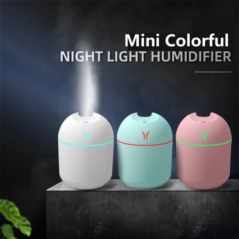 250ML USB Mini Air Humidifier Aroma Diffuser for Home & Car