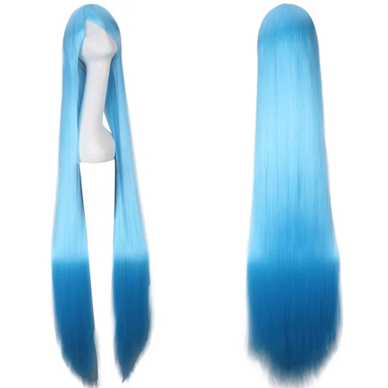 Long Straight Synthetic Cosplay Wig for Women