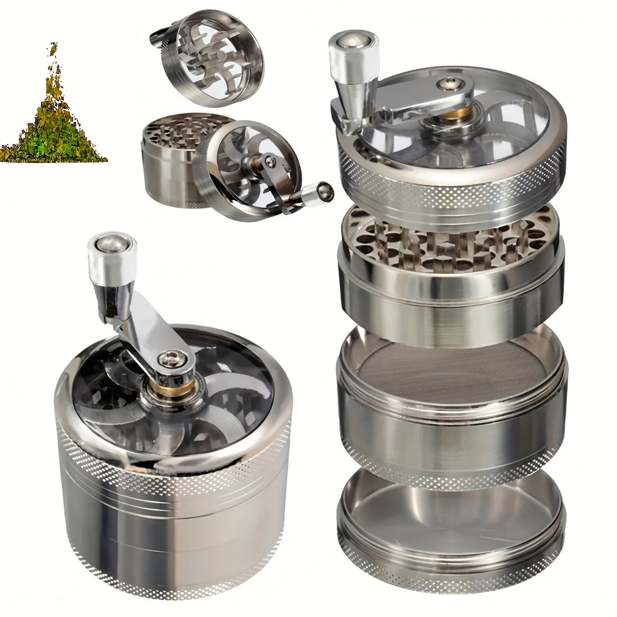 Manual Nutmeg Spice Grinder for Salt Pepper and Ginger