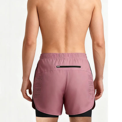 Men's Quick Dry 2 in 1 Running Shorts