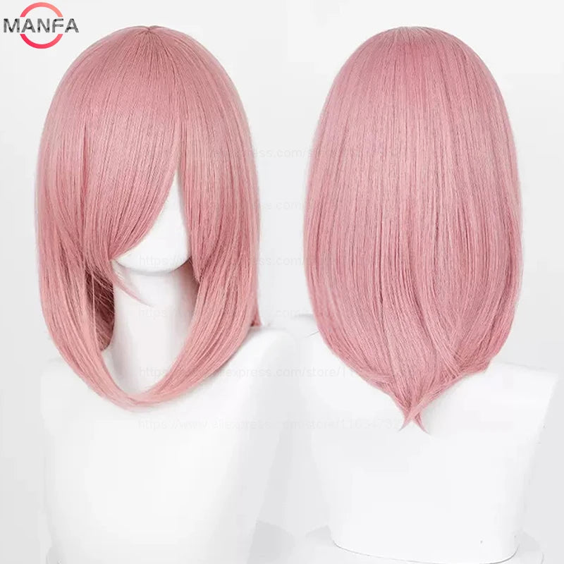 40cm Heat Resistant Anime Cosplay Wig with Bangs