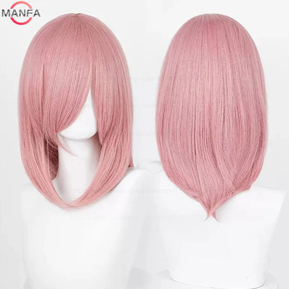 40cm Heat Resistant Anime Cosplay Wig with Bangs