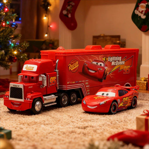 Pixar Cars Lightning McQueen and Truck Toy Set