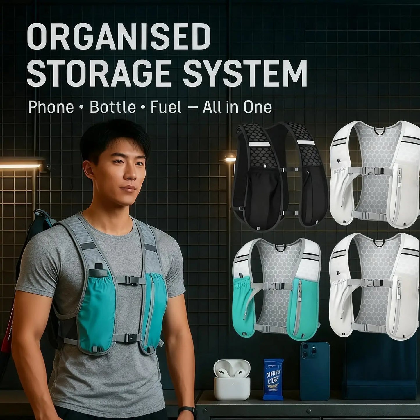 Lightweight Running Hydration Vest Backpack for Trail and Marathon