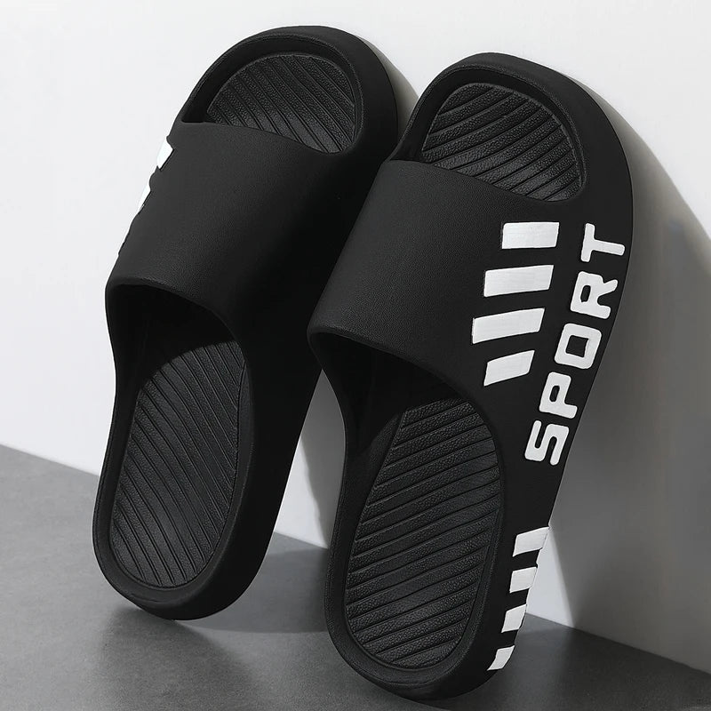 Men's Thick Sole Non Slip Summer Slide Sandals