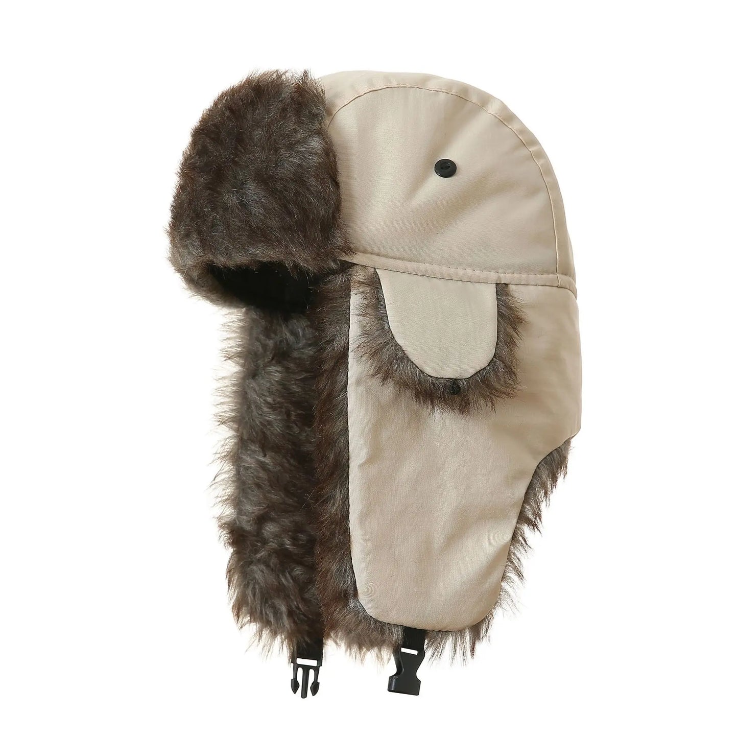 Men's Winter Russian Ushanka Trapper Hat with Ear Flaps