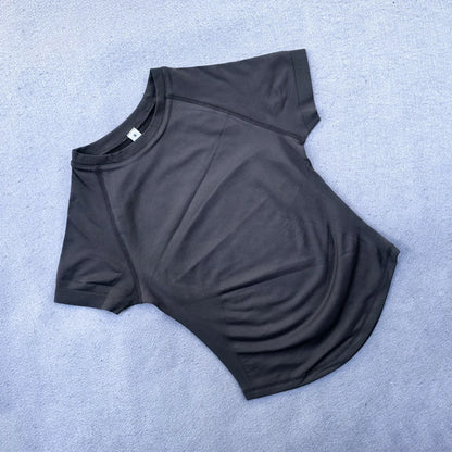Women's Lightweight Short Sleeve Yoga Crop Top
