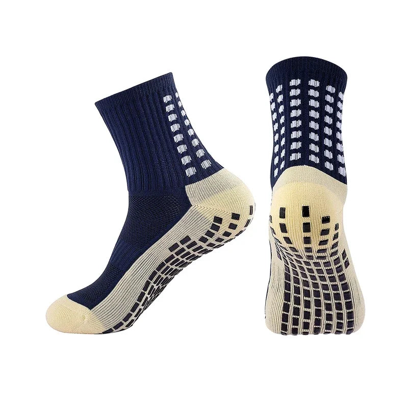 MagiMobo Men's Non Slip Grip Football Socks