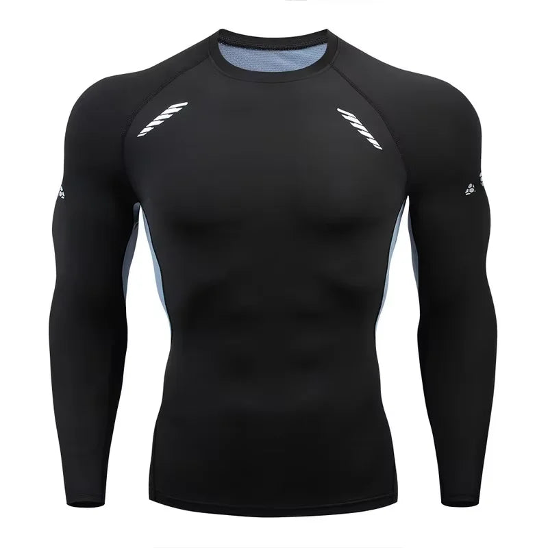 Men's Quick Dry Compression Running T Shirt