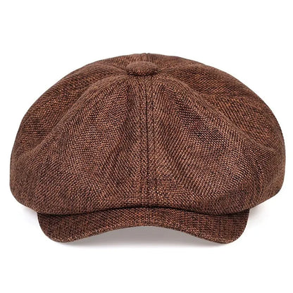 Men's Retro Casual Newsboy Beret Cap