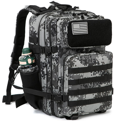 45L MOLLE Tactical Hiking Backpack with Bottle Holder